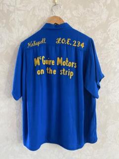 大切な人へのギフト探し ヴィンテージ』King メルカリ - 青 Lサイズ 60s Louie ウェア・シャツ