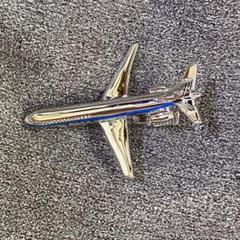【極美品】giraffe ジラフ　飛行機型 ネクタイピン SILVER 感度に振り回されちゃって｜giraffeタイピン SILVER – giraffe