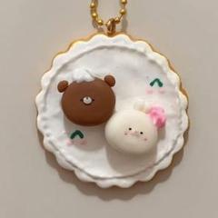 【受注生産】ハンドメイド ベあらびシリーズフェイクスイーツキーホルダー