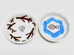 【新品 未使用】ジノリ×ミナ ペルホネン ディッシュラウンド L フルーツ ジノリ1735×ミナ ペルホネンから、規格外商品を再利用した新