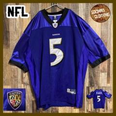 NFL リーボック ゲームシャツ 刺繍 ワッペン ユニフォーム 半袖 Tシャツ