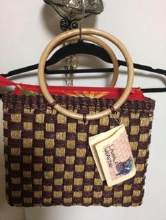 LAUHALA 籠バッグ カゴバッグ 新品 ハワイ 作家 手作り LAUHALA 籠バッグ カゴバッグ 新品 ハワイ 作家 手作り - メルカリ