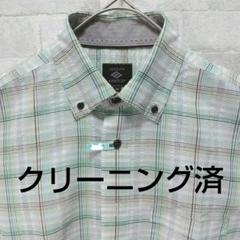 JOSEPH ABBOUD オンワード樫山　半袖シャツ M グリーン系　夏物