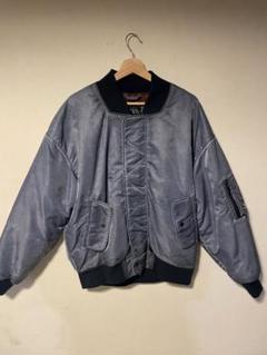 ZARA グレー MA-1 フライトジャケットSサイズ ZARA MA1 フライトジャケット グレー Mサイズ 希少カラー - メルカリ