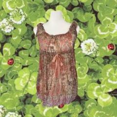森ガールAKIHIKOIZUKURA 花柄長袖チュニック - メルカリ