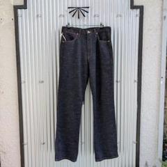 希少　ニードルス　needles (2) デニムパンツ　ジーンズ　リネン混 ニードルズ NEEDLES H.D. Pant - 6oz Denim ヒザデル 6ozデニム