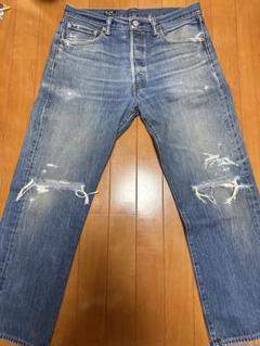 【半額】 あともす＆みいね REMAKE DENIM PANTS DENIM 22SU-I - メルカリ パンツ