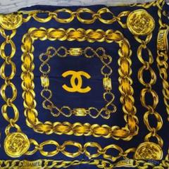 未使用品　シャネル　CHANEL 大ココマーク　スカーフ 楽天市場】CHANEL シャネル スカーフ チェーン柄 シルク ココ