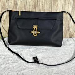 【RODO】ショルダーバッグ　クラッチバッグ　ブラック　斜め掛け　2way