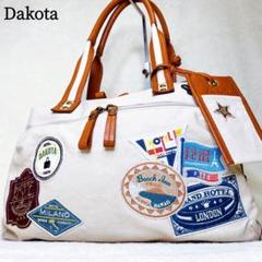 大人女性の Dakota ダコタ ワッペン パッチワーク ボイジャー トートバッグ バッグ