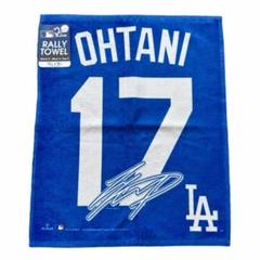 ドジャース 大谷翔平 グッズ　タオル 背番号17 サイン入り 応援グッズのサムネイル