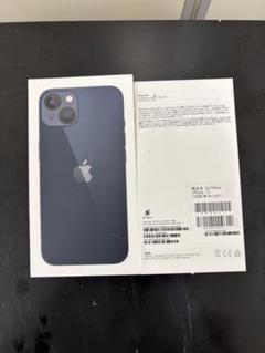 ②箱のみ　ケーブル付Apple iPhone 13 128GB ミッドナイト