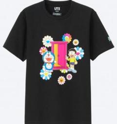 ユニクロ　ドラえもん展 2017 ブラック Tシャツ Lサイズ　村上隆コラボ