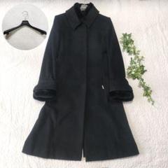 美品　FOXEY フォクシー　カシミヤ100% ファー　コート FOXEY カシミヤ 100% コート フォクシー ブティック セーブル