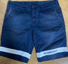 BEAMSGOLF ネイビー ショートパンツ ストライプのサムネイル