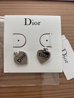 DIOR | CD Navy ピアス メタル & クリスタル