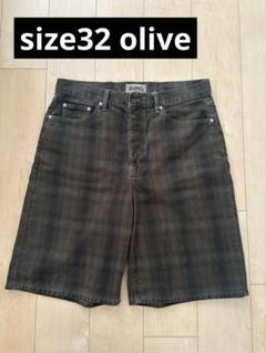 Stussy BIGOL ショーツ　W28 値下げ交渉可 STUSSY ステューシー 24AW BIG OL' SHORT LEATHER