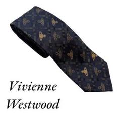 期間限定値下げ　Vivienne Westwood 紺色ネクタイ