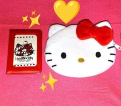 ♡美品♡サンリオ♡５０周年♡ハローキティ♡カードケース＆フェイス型ポーチ♡♡