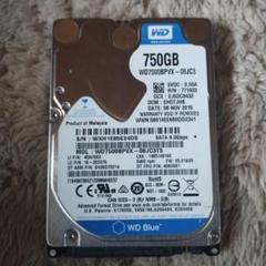 WD Blue 750GB 内蔵型ハードディスクドライブ メモリ付き