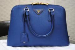 prada プラダ BL0837 プロムナード サフィアーノ ブルー