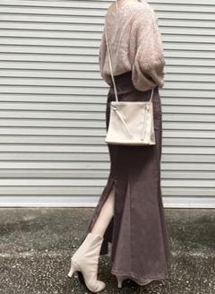 レザータイトスカートヴィンテージBIBA シープナッパ
