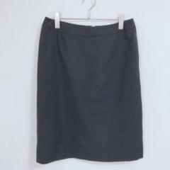 スカート　タイト　ストライプ　後ろスリット　事務服　オフィス　XL