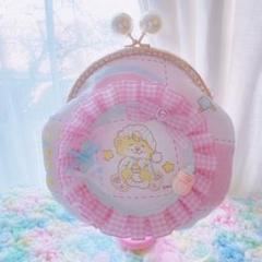 ふわふわ がま口ポーチTeddy Beddy Bear