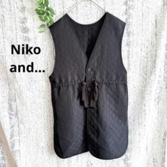 ニコアンド　ポケットワークベスト チャコール ブラック niko and ｜ポケットワークベスト | Rakuten Fashion(楽天