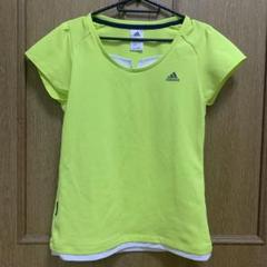 adidas イエロー 半袖 Tシャツ Lサイズ