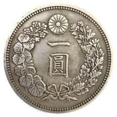 ★本物保証★ 新1円銀貨 明治22年　きれいなトーン ☆本物保証 新1円銀貨 明治45年 トーン 一円 一圓 - メルカリ