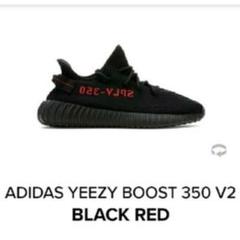 adidas YEEZY BOOST 350 V2 BLACK RED 28
