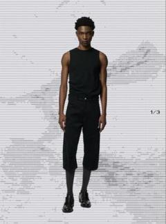 OMAR AFRIDI ブラック ハーフパンツ 46 ショーツ OMAR AFRIDI ブラック ハーフパンツ 46 ショーツ - メルカリ