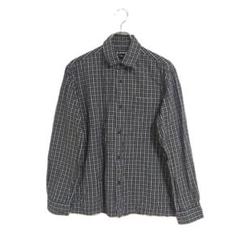 airwalk 長袖シャツ チェック柄 黒 M カジュアル おでかけ 上品 春夏