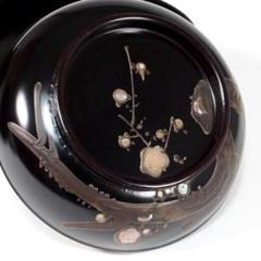 輪島塗　明治大正時期 蒔繪 鑲螺鈿 梅花雕 木製　吸物椀　10客　骨董品 輪島塗 明治大正時期 蒔繪 鑲螺鈿 梅花雕 木製 吸物椀 10客 骨董