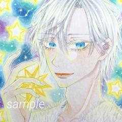 【星夜月】イラスト6点 手描きイラスト コピック 小色紙 星夜月様専用】イラスト6点 手描きイラスト コピック 小色紙