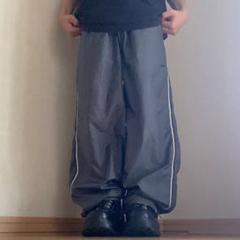 00s nike buggy wide nylon pants y2k teck