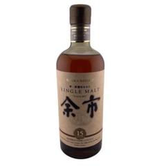 ニッカ シングルモルト 余市 15年貯蔵 ウイスキー 700ml 45％9187 ニッカ シングルモルト 余市 700ml (化粧箱なし) – 酒類ドットコム