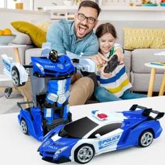 大特価❕2way❕ラジコンカー 車おもちゃ スタントカー 警察 充電 リモコン