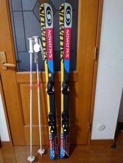 【メール便無料】 【SALOMON☆】140cm 送料無料! スキーセット♪ - 板