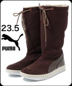 Puma ブラウン ネイビー グリーン ブーツ　23.5 Puma ブラウン ネイビー グリーン ブーツ23.5