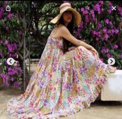 MUSE by rimoミューズバイリモ 花柄 ロングワンピース ドレス ピンク MUSE by rimoミューズバイリモ 花柄 ロングワンピース ドレス