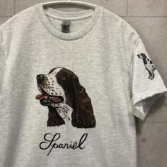 ブラウン イングリッシュスプリンガースパニエル アニマル 犬 DOG Tシャツ ブラウン イングリッシュスプリンガースパニエル アニマル 犬