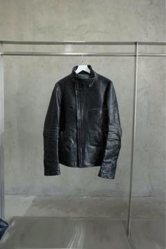 CAROL CHRISTIAN POELL 2498黒レザージャケット SCARSTITCHED LEATHER JACKET / CAROL CHRISTIAN POELL “LM/2498