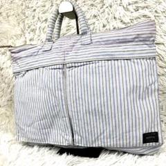 入手困難　PORTER×ニコアンド　コラボハンドバッグ　ストライプ