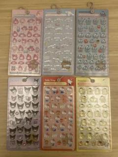 【新品】 サンリオ ボンボンドロップシール サンリオ 6点セット売り