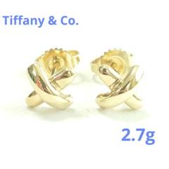 ティファニー クロスステッチ ピアス キャッチなし片方のみ Tiffany & Co. - ティファニー クロスステッチ ピアス 750 片方