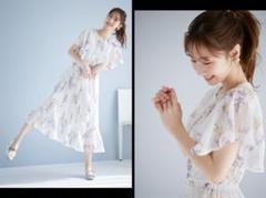 【柏木由紀さん着用アイテム】tocco closet フラワーワンピース 新品のサムネイル