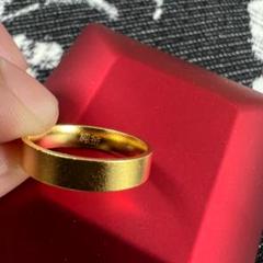 美品 K24 金 純金刻印あり 金 リング・指輪断捨離 13号 - メルカリ
