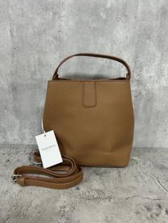 ☆タグ付き未使用品☆ Teem store 2wayワンハンドルバッグ ブラウン